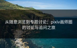 从随意浏览到专题讨论：pixiv画师圈的讨论与追问之旅