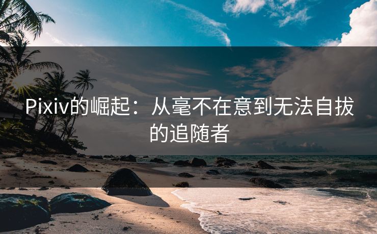 Pixiv的崛起：从毫不在意到无法自拔的追随者